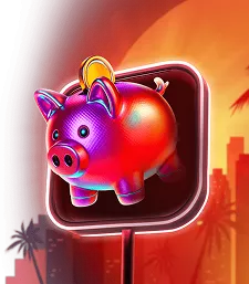 Lucky Hills loyalty program piggy bank